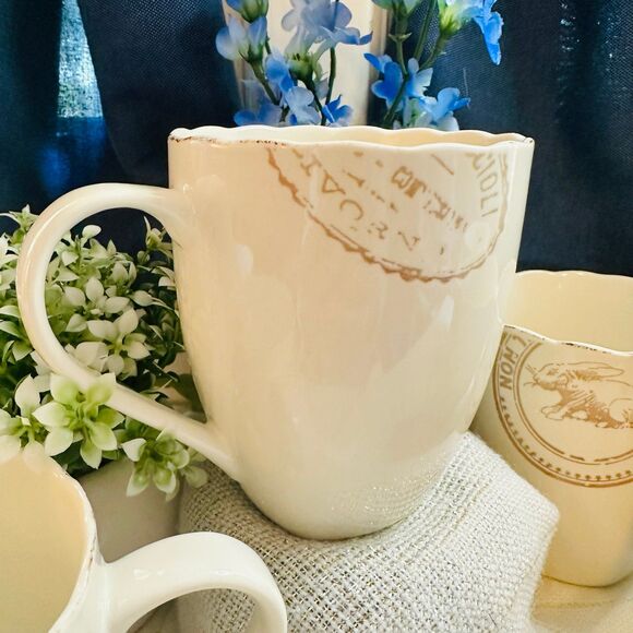 Stokes Embossed Bunny Coffee Mugs - Picture 12 of 12